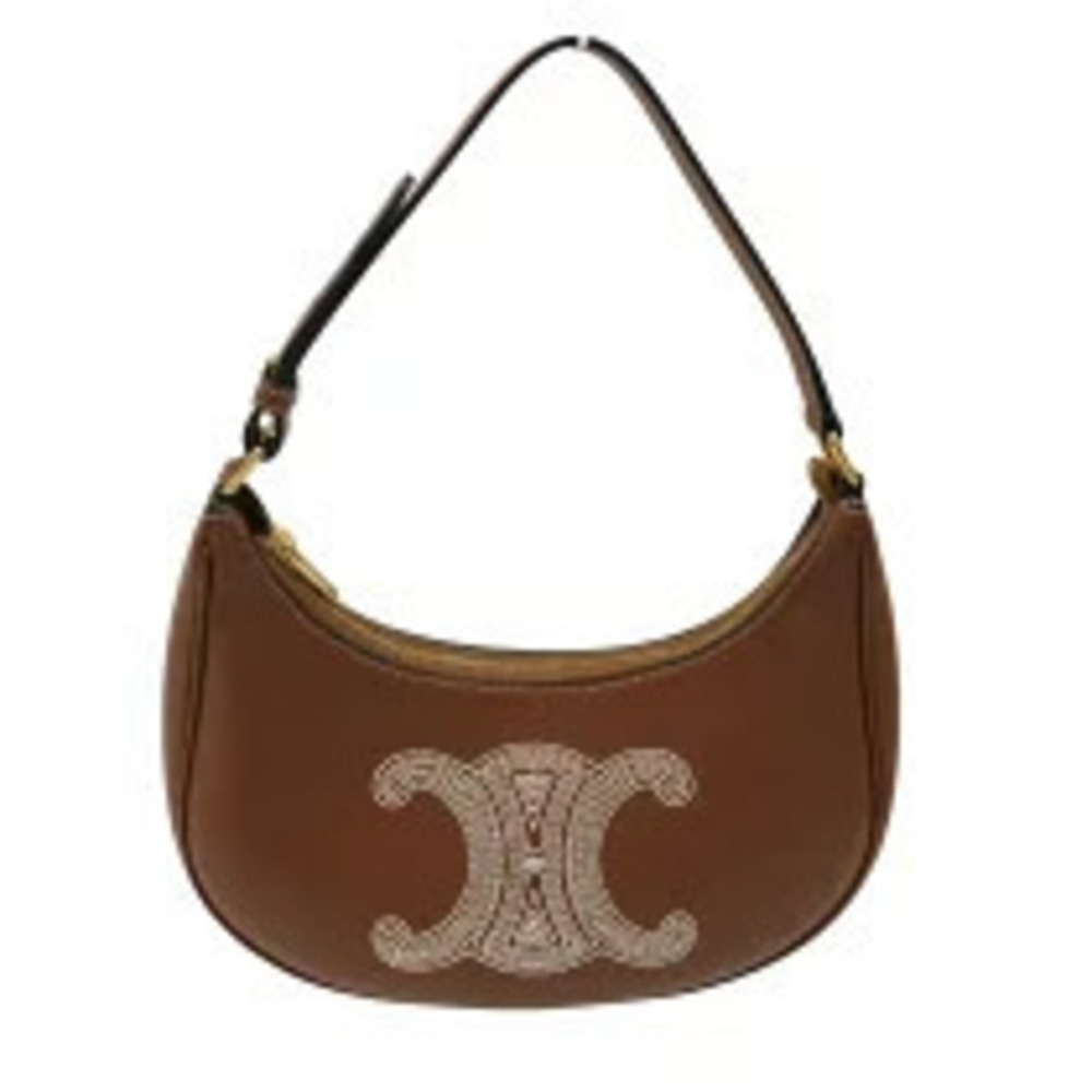 Celine Ava Tan Smooth Calfskin Shoulder Bag